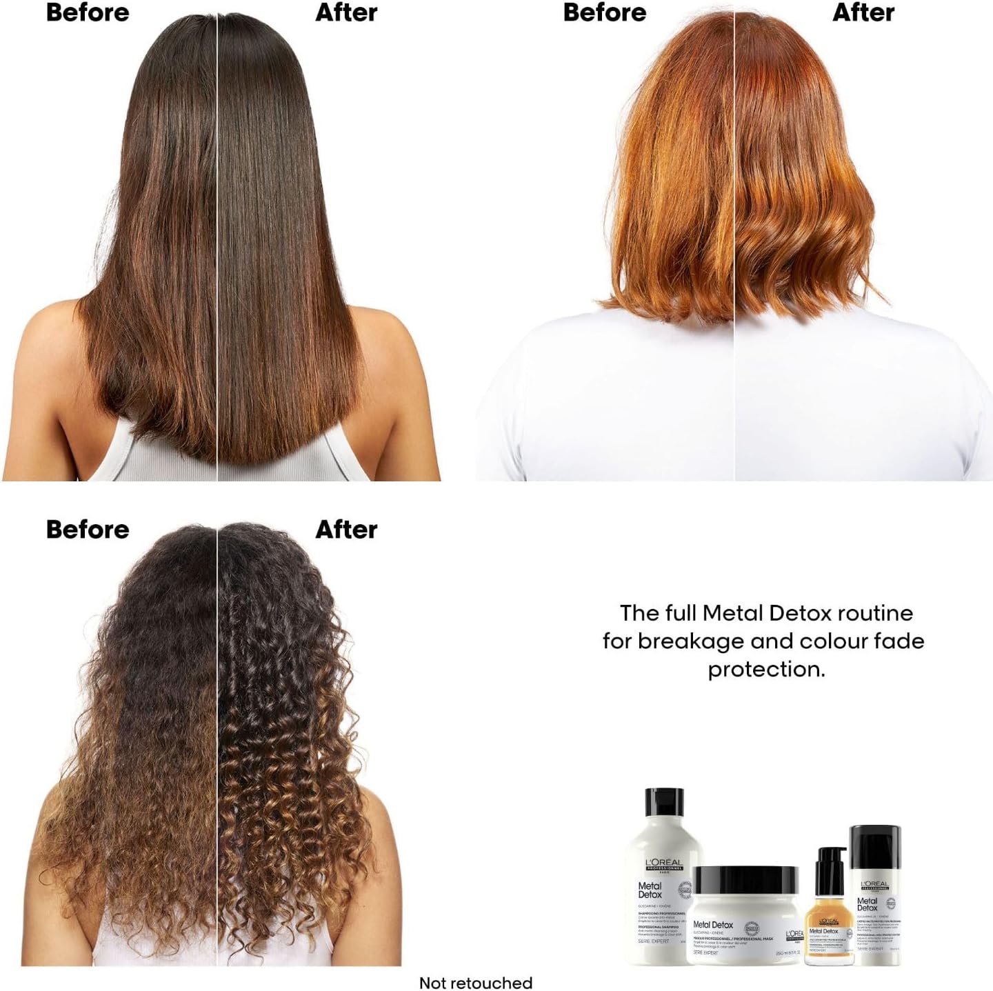 Thumbnail 4 de L’Oréal Professionnel Metal Detox Shampoo (500ml) – sulphate-free clarifying wash for hard water