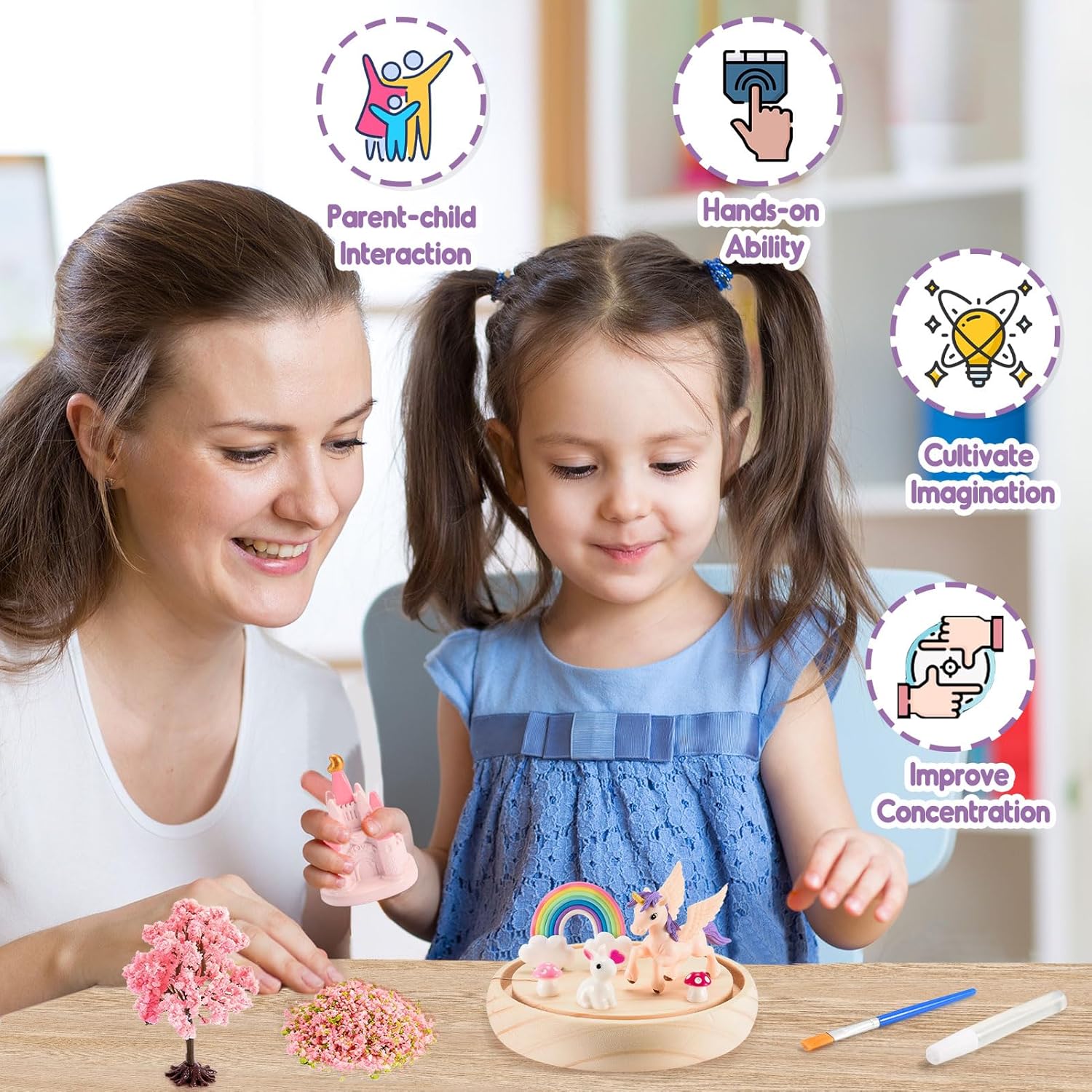 Thumbnail 3 de HappyGoLucky Unicorn Craft Kit for Ages 3-10