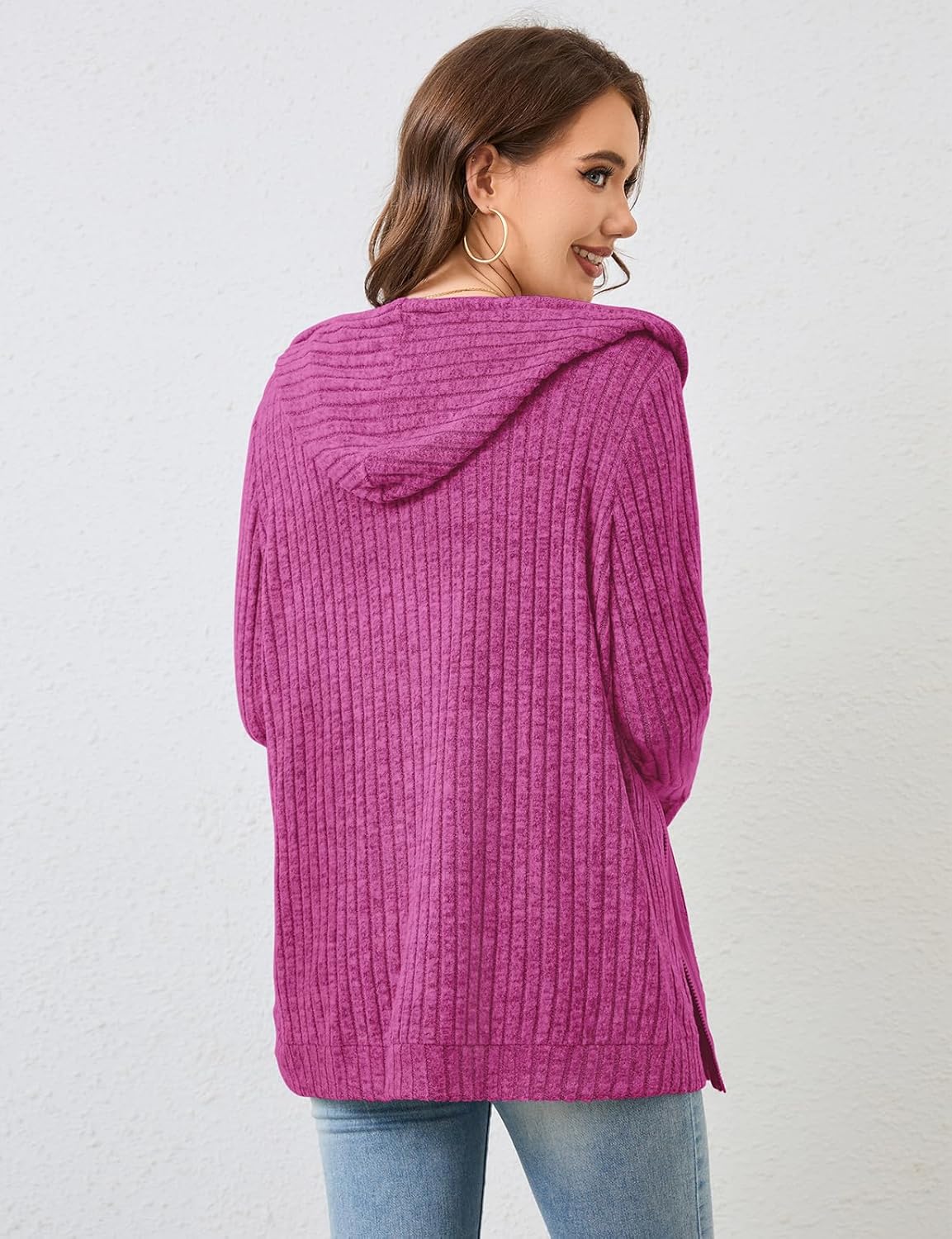 Thumbnail 1 de Flikity Zip Hoodie Damen mit Kapuze – Reißverschluss-Sweatjacke im Basic-Look