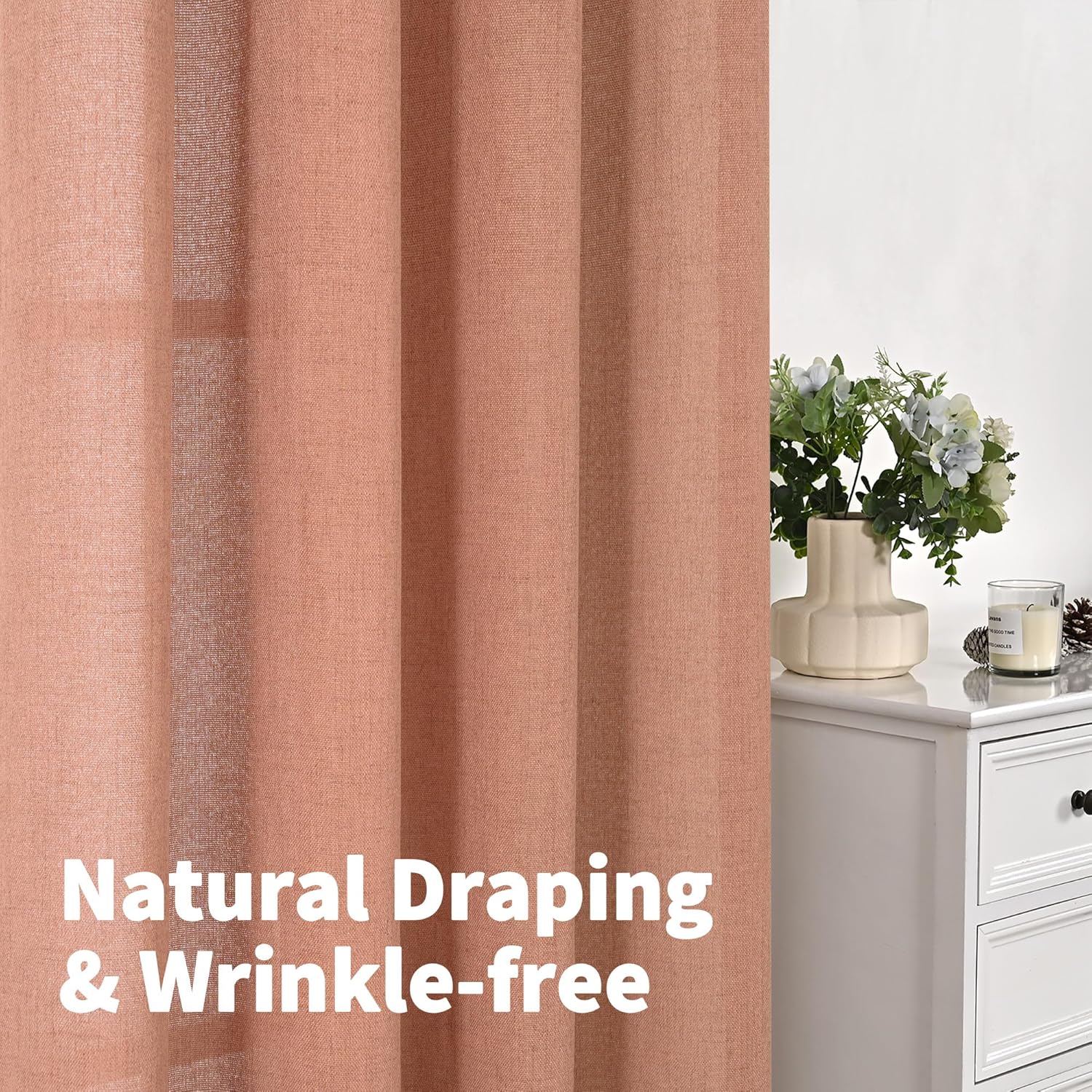 Detalle 1 de YoungsTex Curtains, 63-Inch Length
