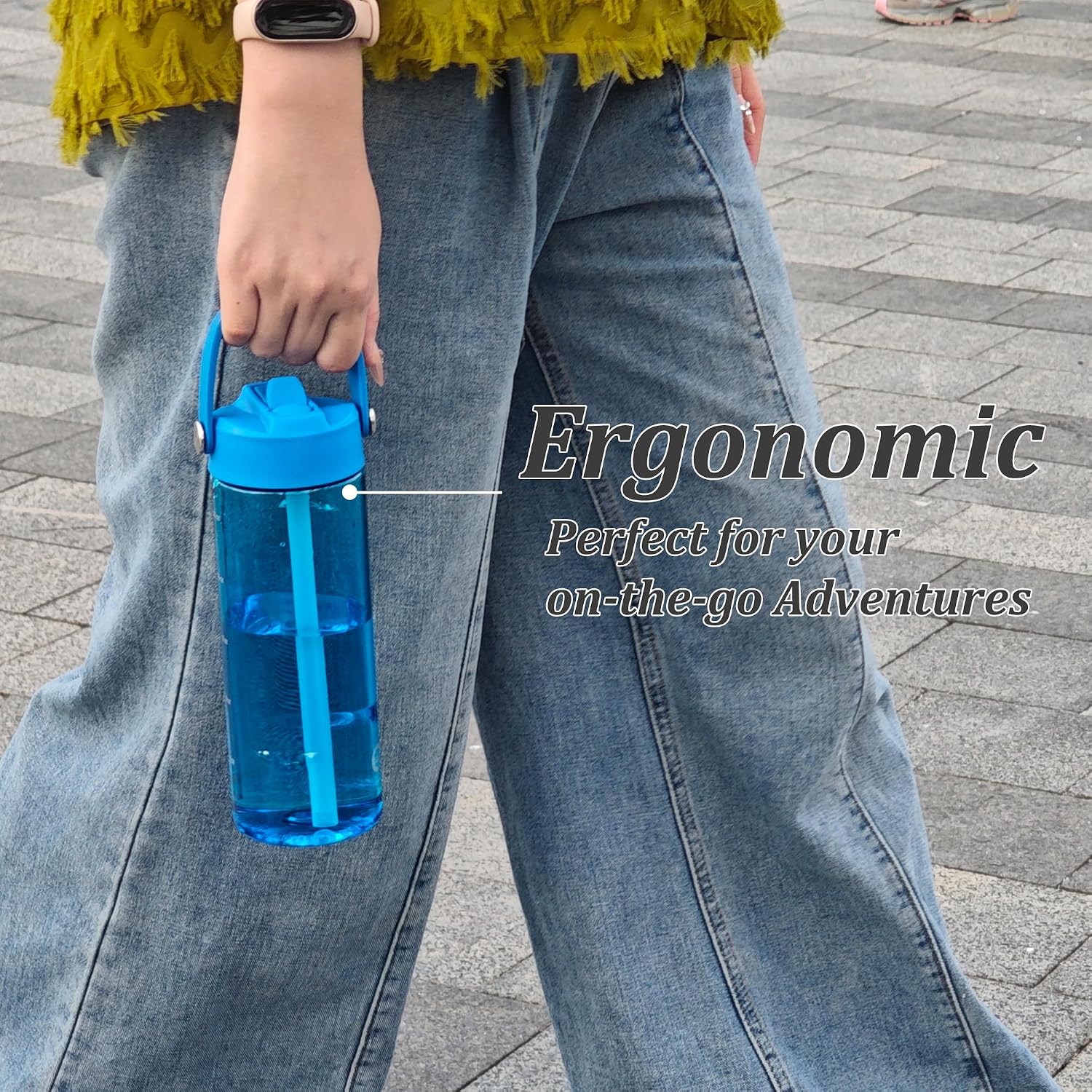 Thumbnail 5 de GOPPUS 600ml Clear Water Bottle
