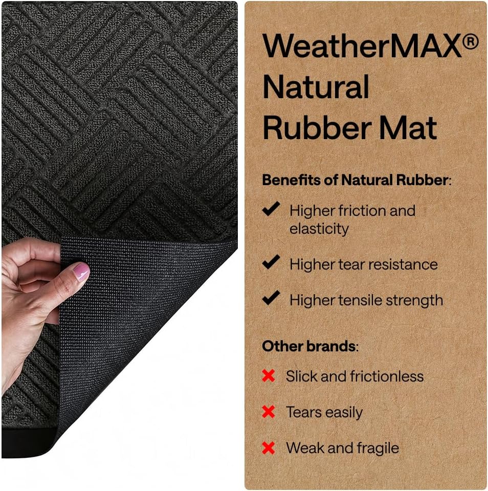 Thumbnail 5 de Gorilla Grip WeatherMax Doormat 17x29 🏠