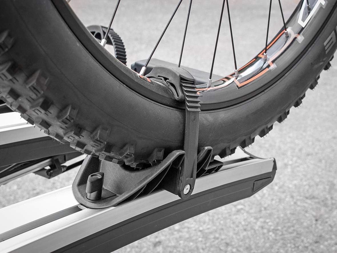 Detalle 2 de EUFAB Radstopper für breite Reifen bis 3,25 Zoll, 2-tlg. – kompatibel mit EUFAB Premium Trägern