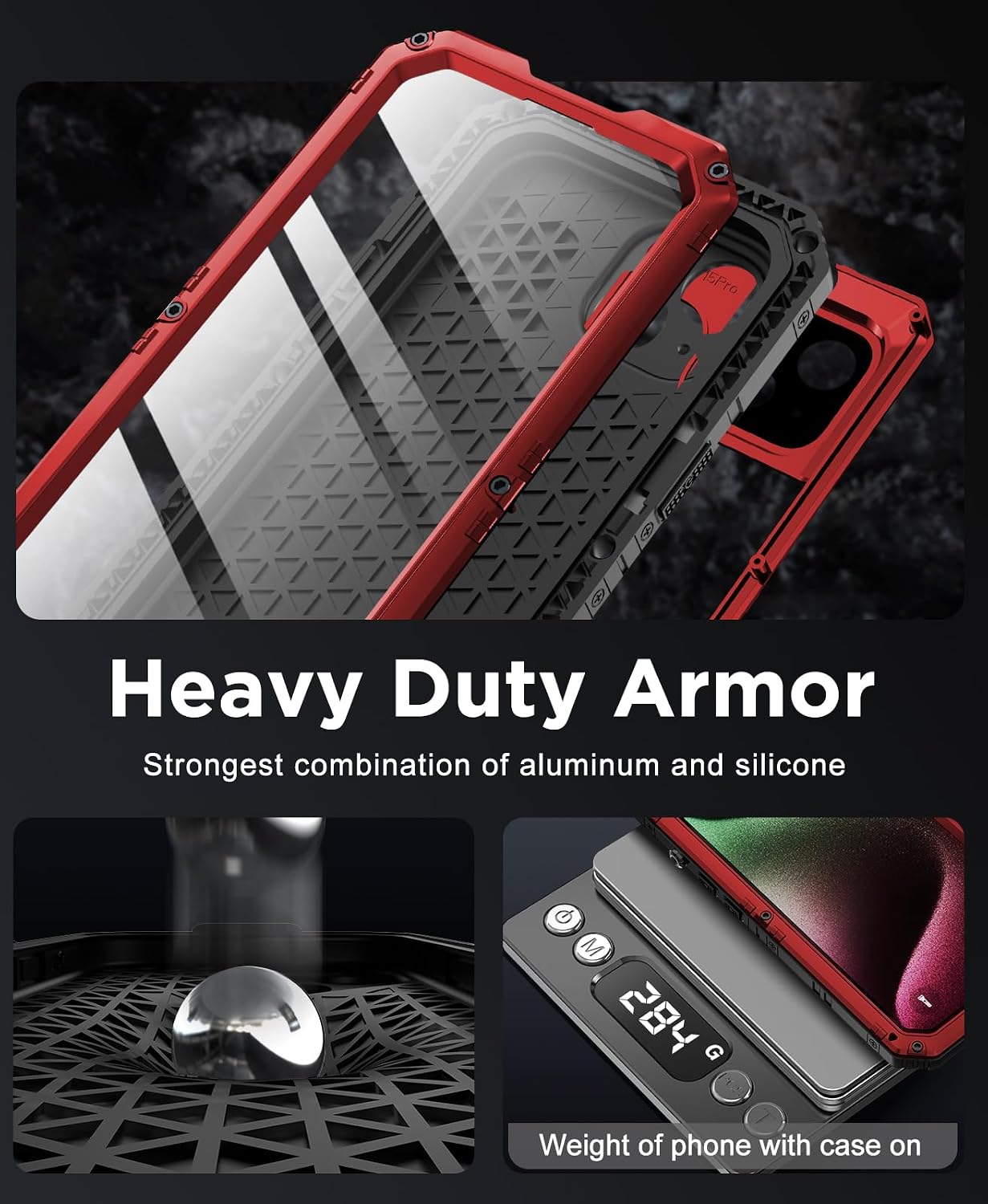 Thumbnail 4 de Beeasy iPhone 15 Case Waterproof Heavy Duty 6.1" Rugged Armour 🛡
