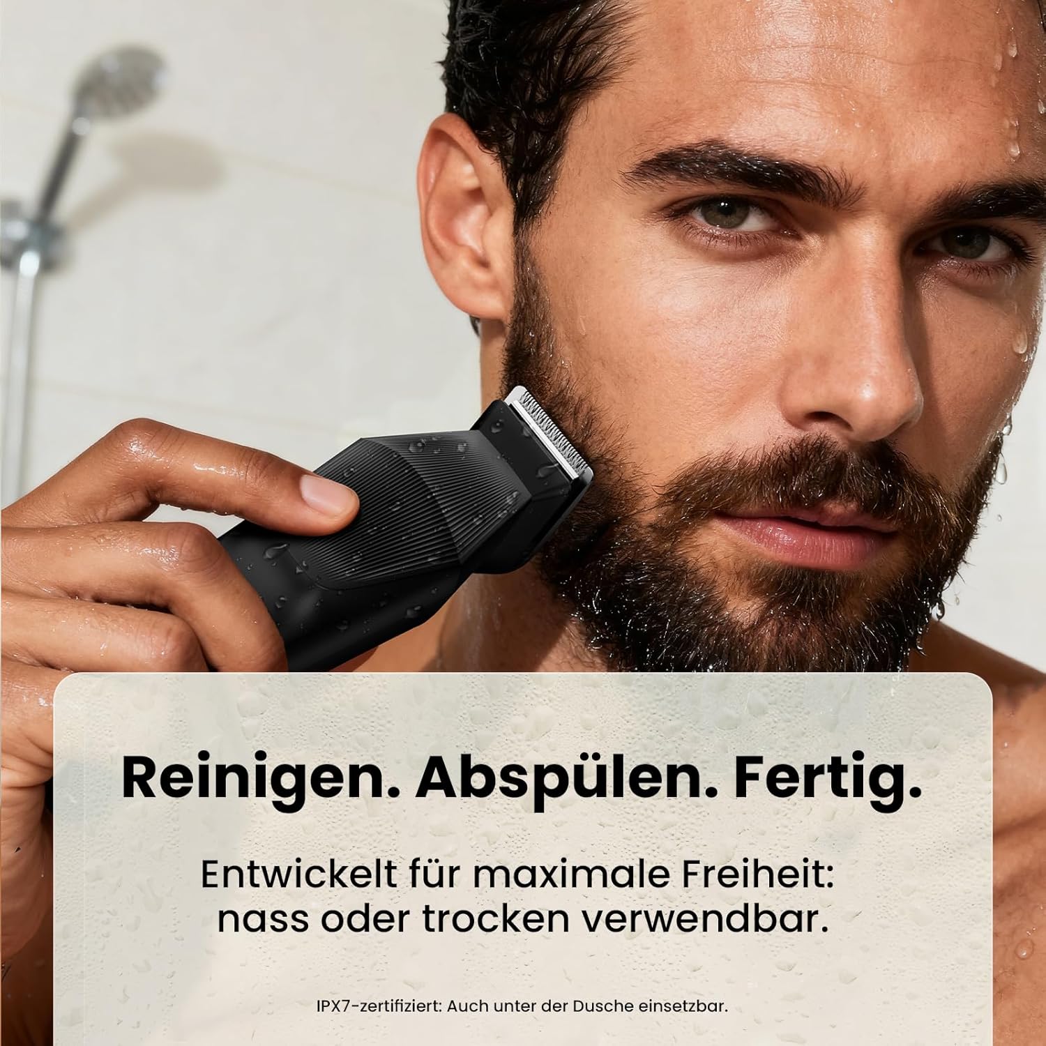 Thumbnail 6 de Yineel 6-in-1 Haarschneidemaschine & Barttrimmer-Set für Herren (IPX7, USB‑C, 6 Aufsätze)