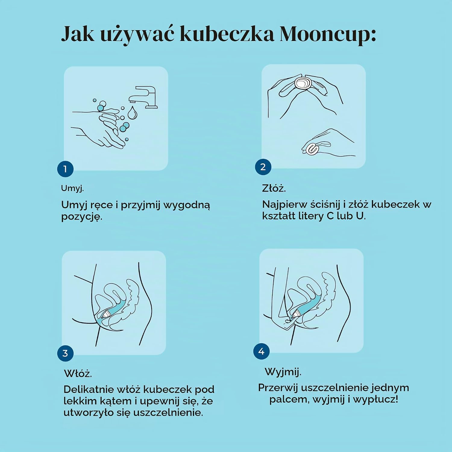 Thumbnail 4 de Mooncup Model B – wielorazowy kubeczek menstruacyjny z silikonu, rozmiar B