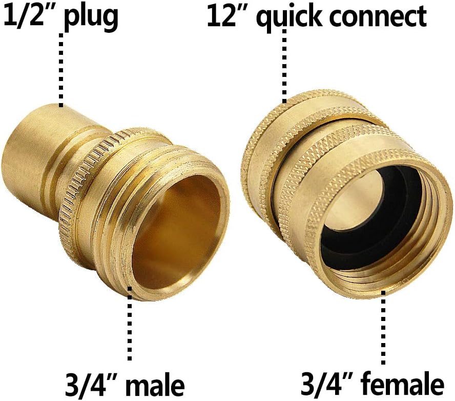 Detalle 2 de Twinkle Star TWIS3834GM Pressure Washer Adapter Set, M22-14mm Quick Connect