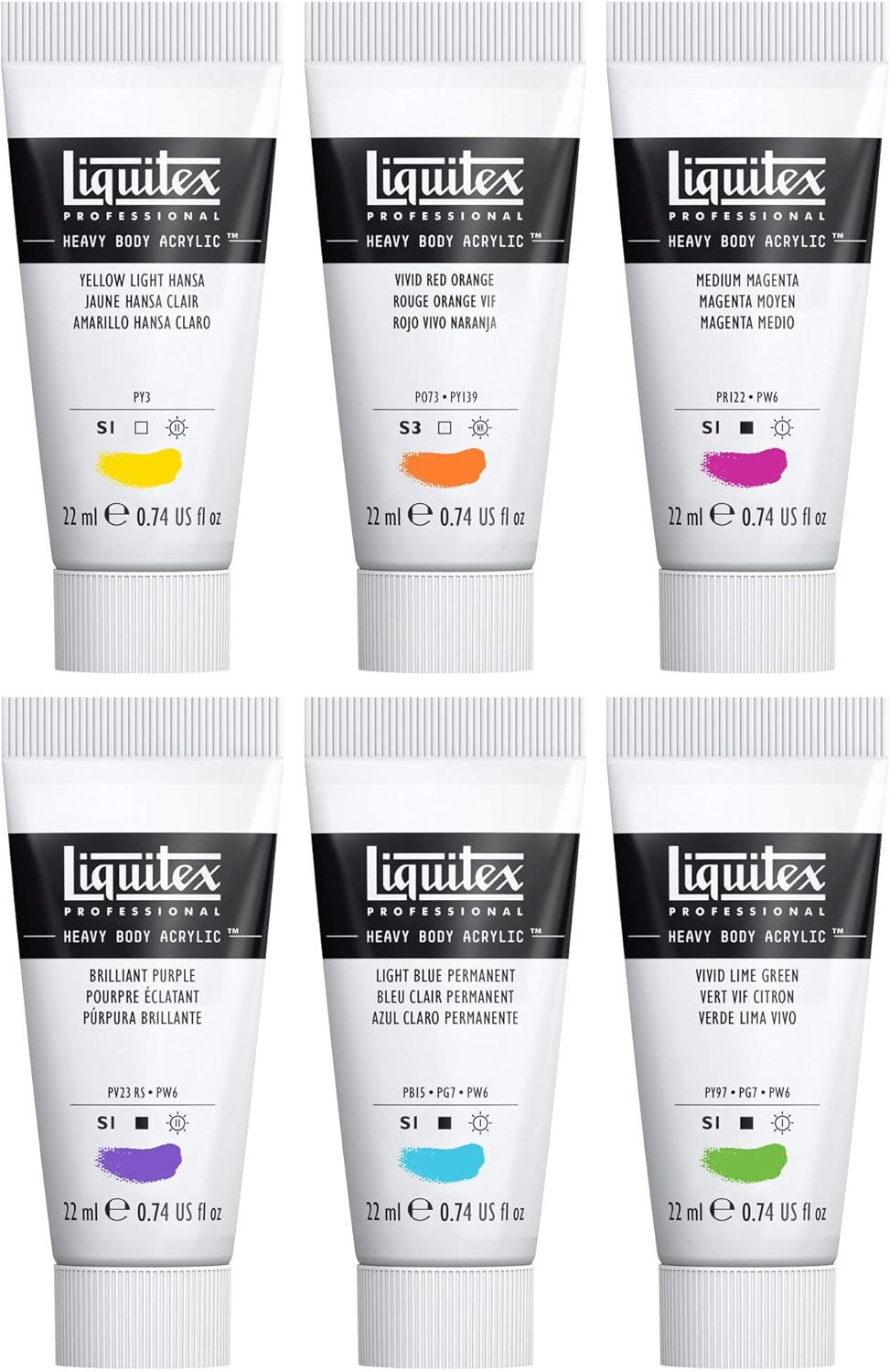 Thumbnail 2 de Liquitex Professional Acrylique Heavy Body Set 6 x 22ml 🎨
