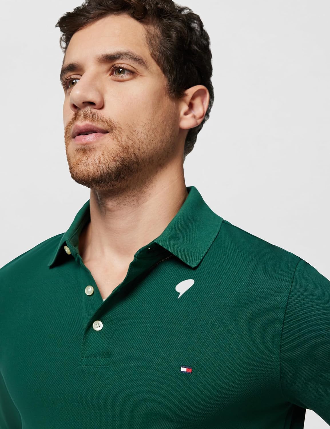 Detalle 2 de Tommy Hilfiger Maglietta Polo Uomo Slim Basic