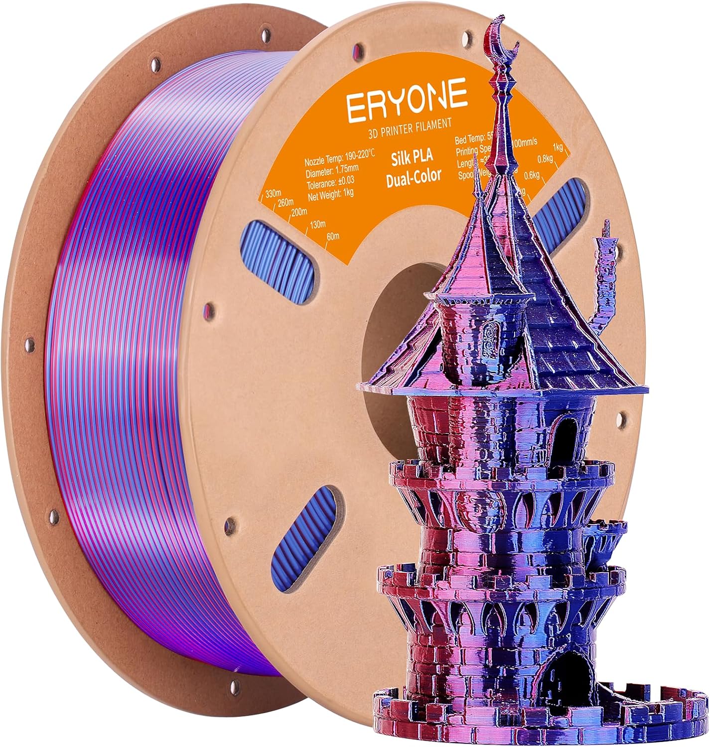 ERYONE PLA bicolore 1,75 mm 1 kg per stampanti 3D 🎨