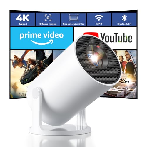 Detalle de Proyector Portátil 4K con Android 14 y Apps Integradas de Einyoumily