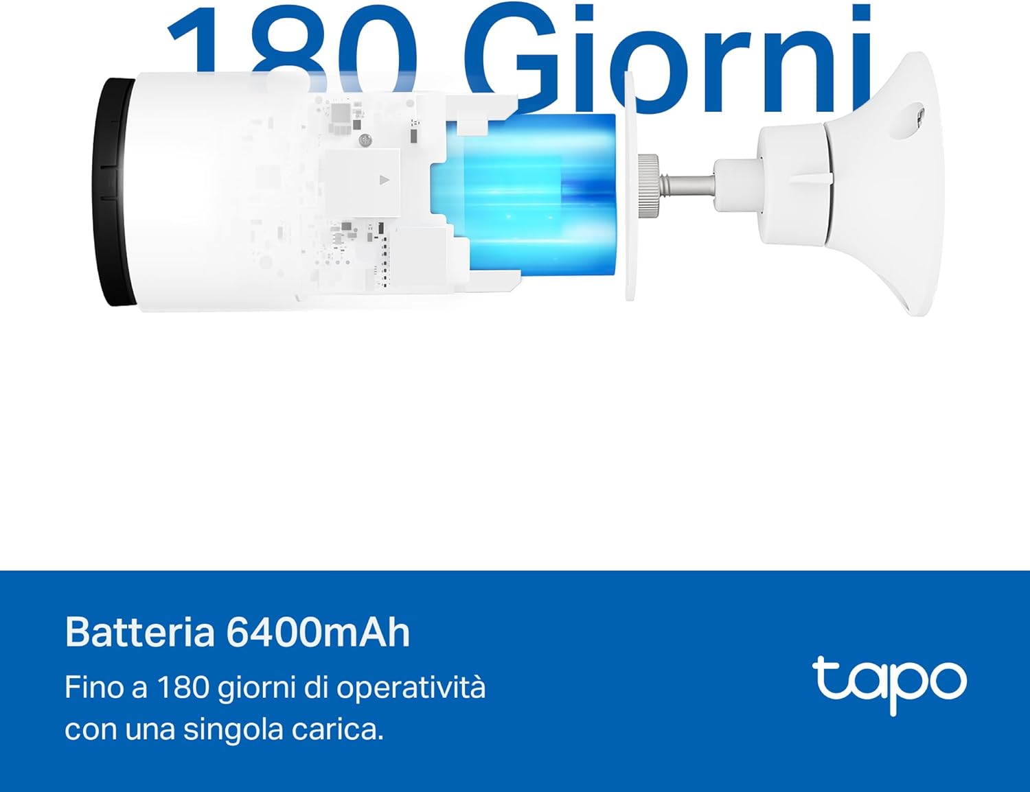 Thumbnail 2 de Tapo C410 telecamera Wi‑Fi 2K da interno ed esterno senza fili con batteria fino a 180 giorni