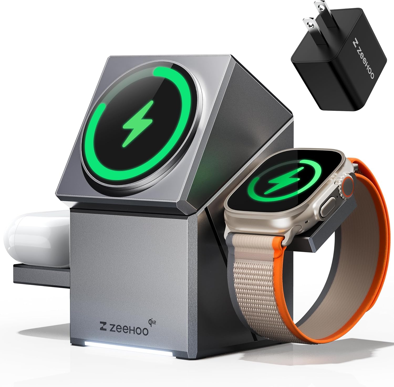 Detalle de ZEEHOO 3-in-1 MagSafe Charging Station for iPhone