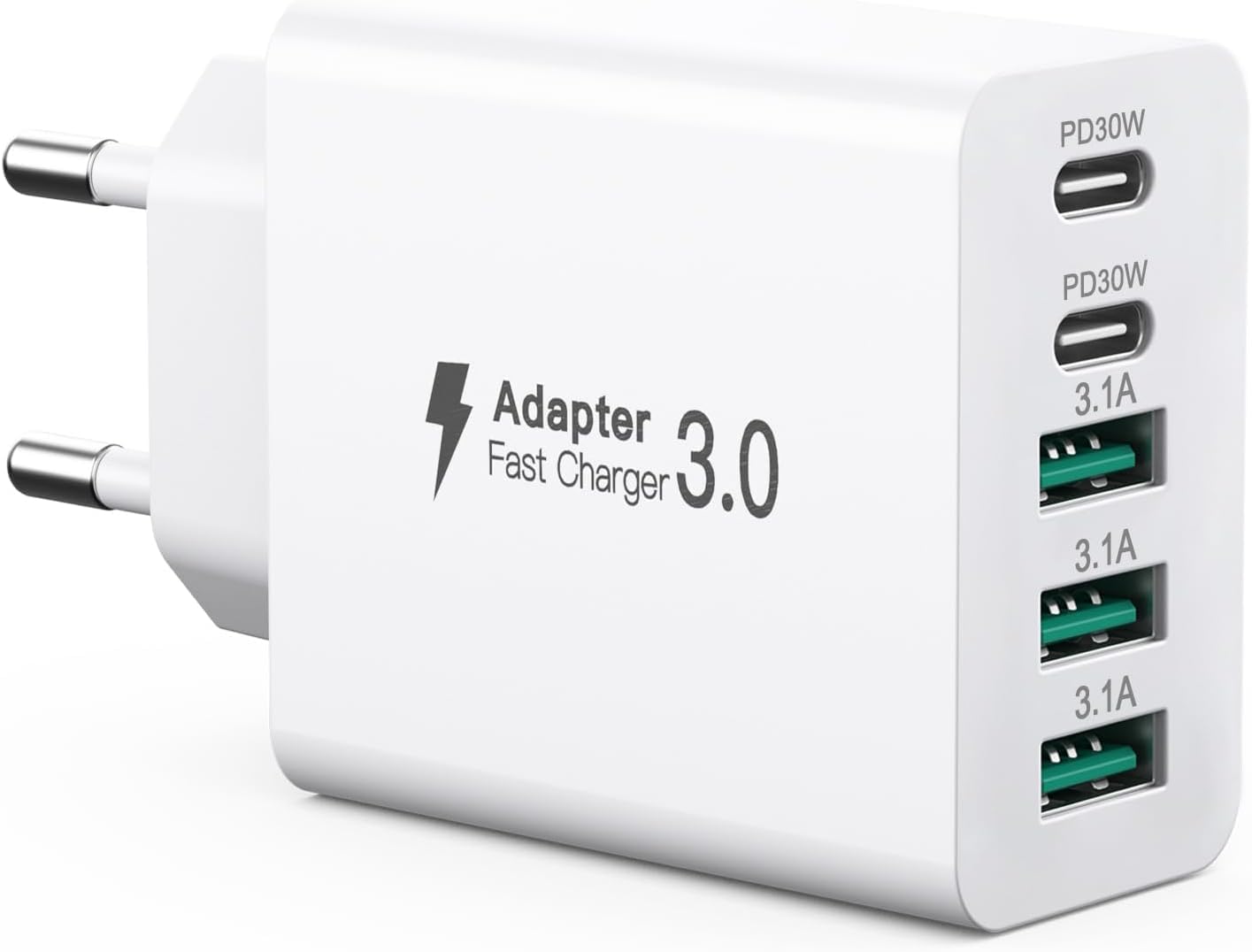 Detalle de Caricatore USB C 60W 5 porte