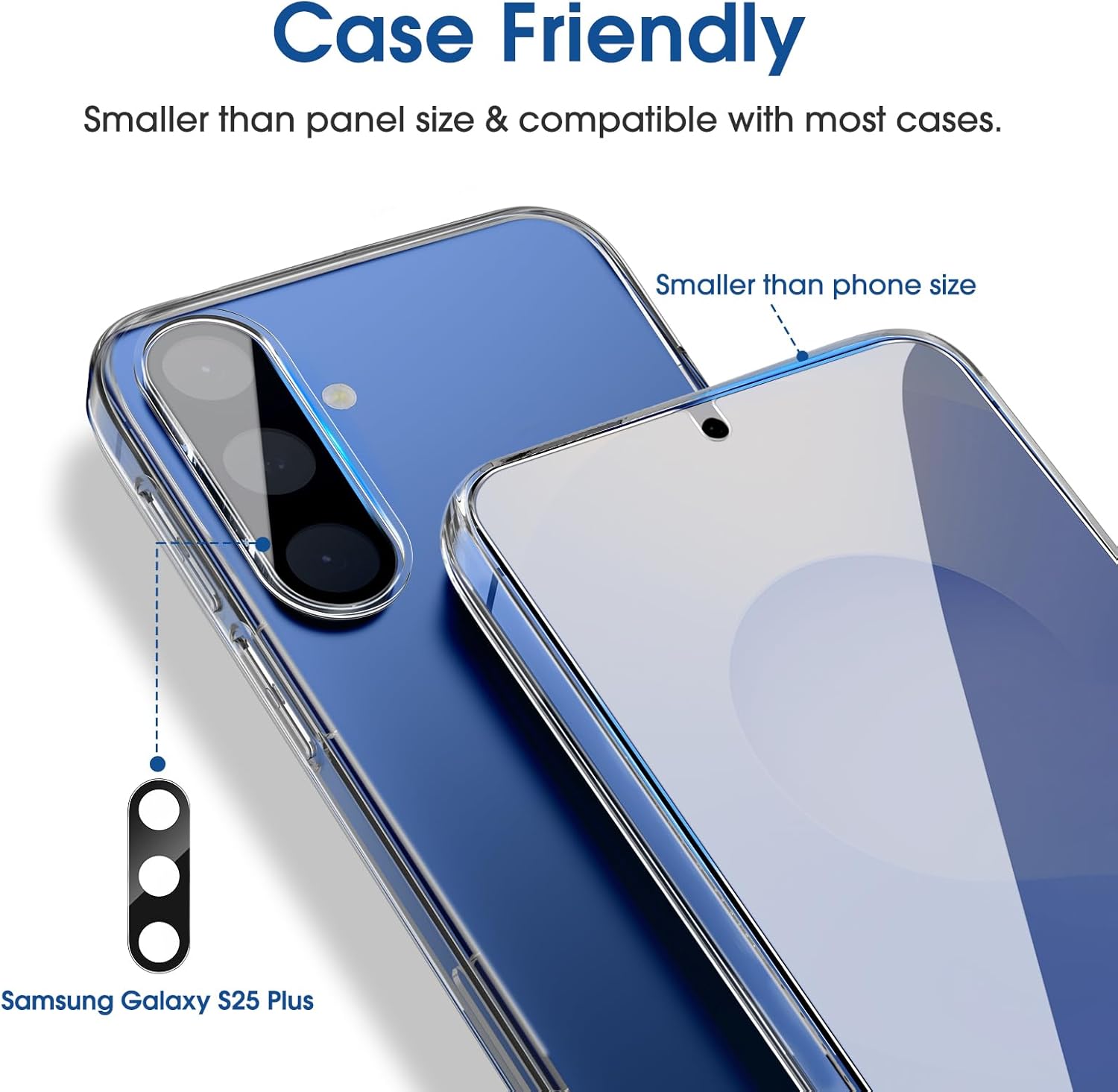 Thumbnail 4 de amFilm OneTouch screen protector for Samsung Galaxy S25 6.2"