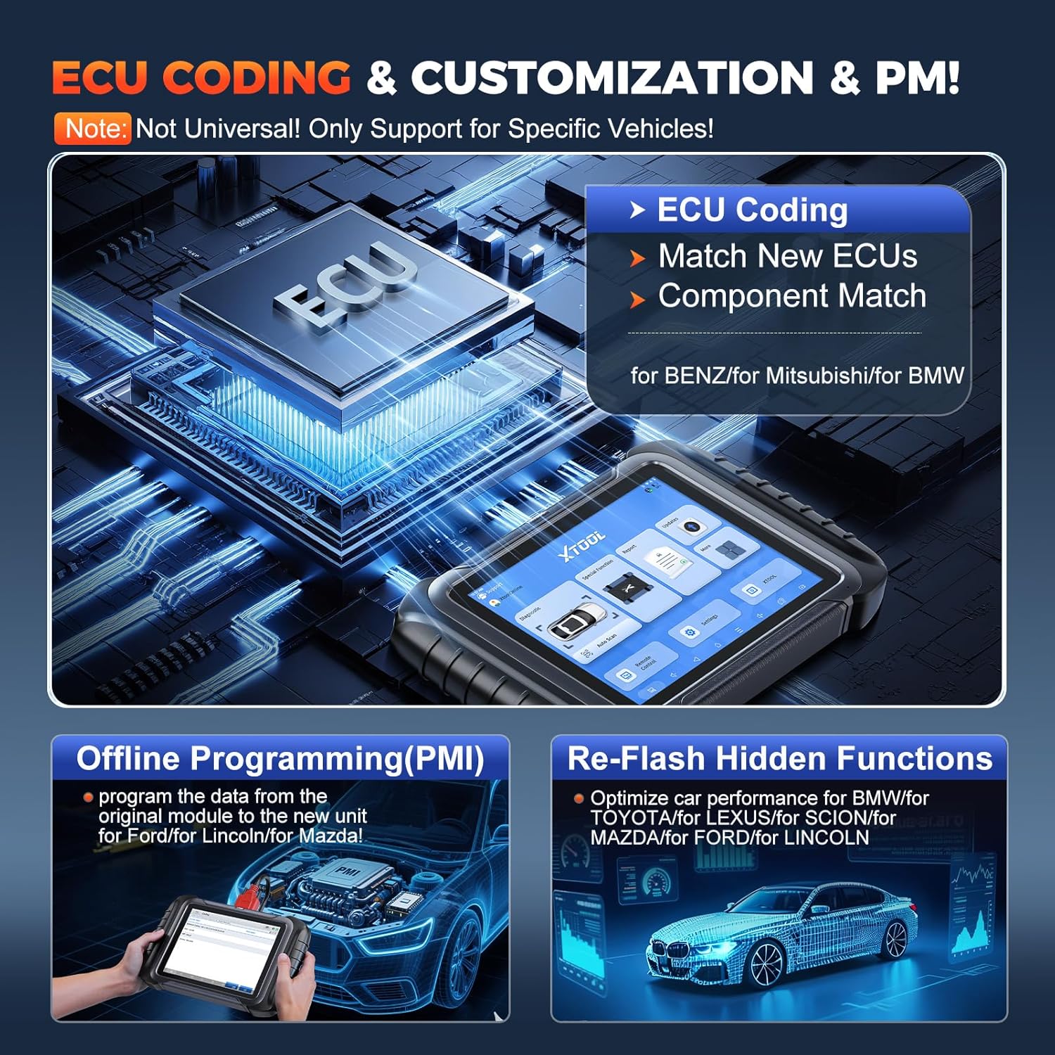 Thumbnail 4 de XTOOL D8S AI-Assisted Bidirectional OBD2 Scanner with Topology Mapping (2026 Upgrade)