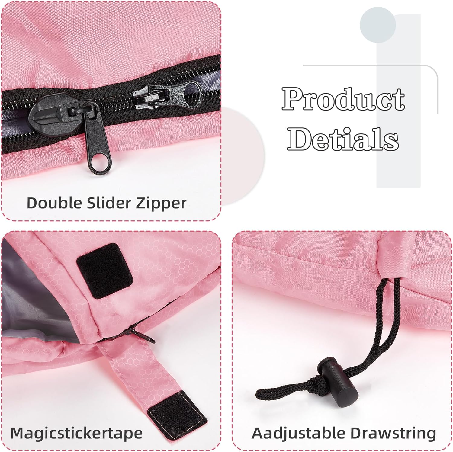 Thumbnail 3 de Zusentee Sacco a Pelo Invernale per Adulti -8°C/ -15°C, 4 Stagioni, Impermeabile, Ultraleggero e Portatile