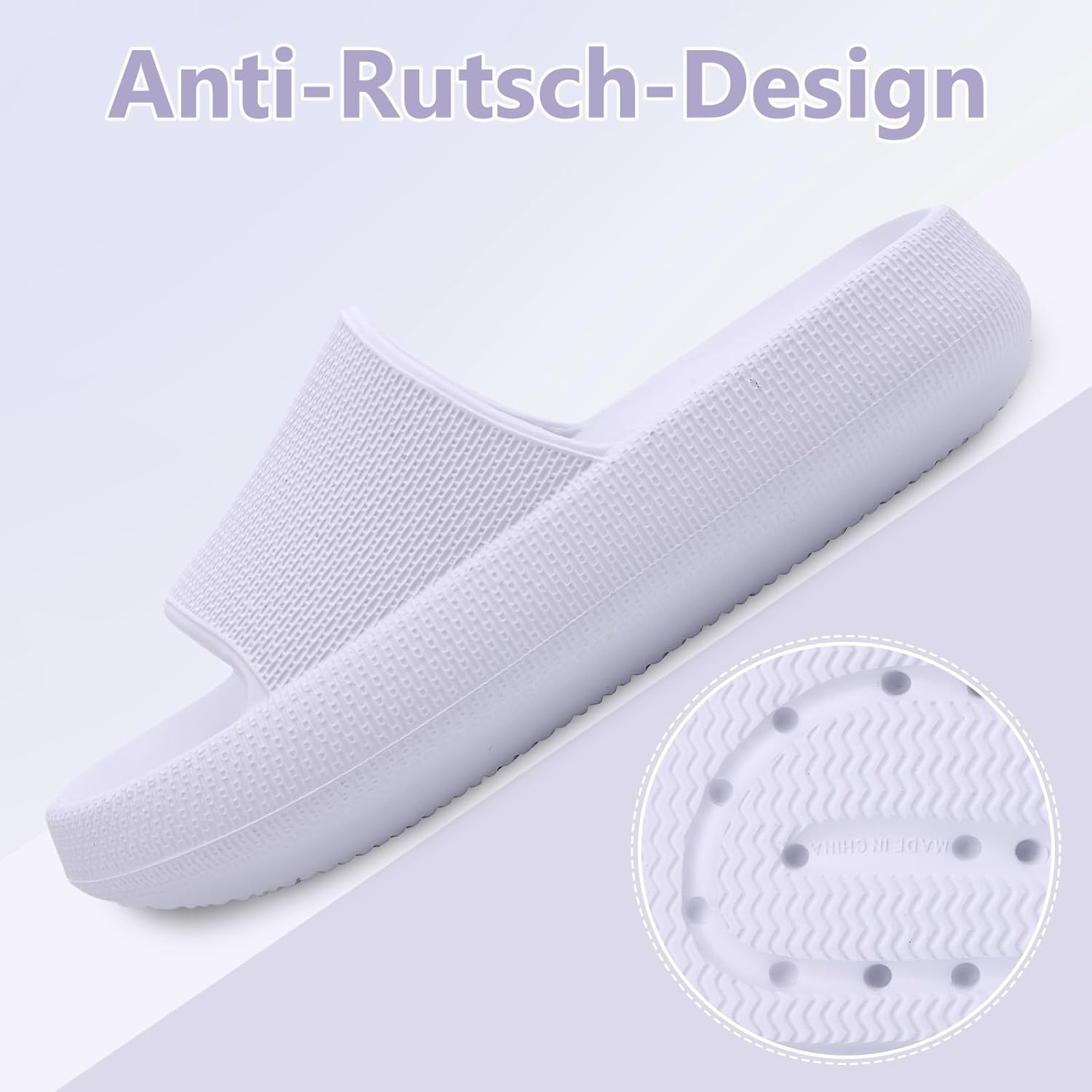 Detalle de Buwege Unisex Kinder Badelatschen – Cozy Slides mit rutschfester Sohle (EU 29–37)