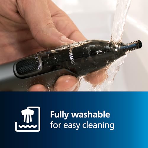 Detalle de Philips NT3650/16 Nose Trimmer — Practical Precision in a Grey Window Box