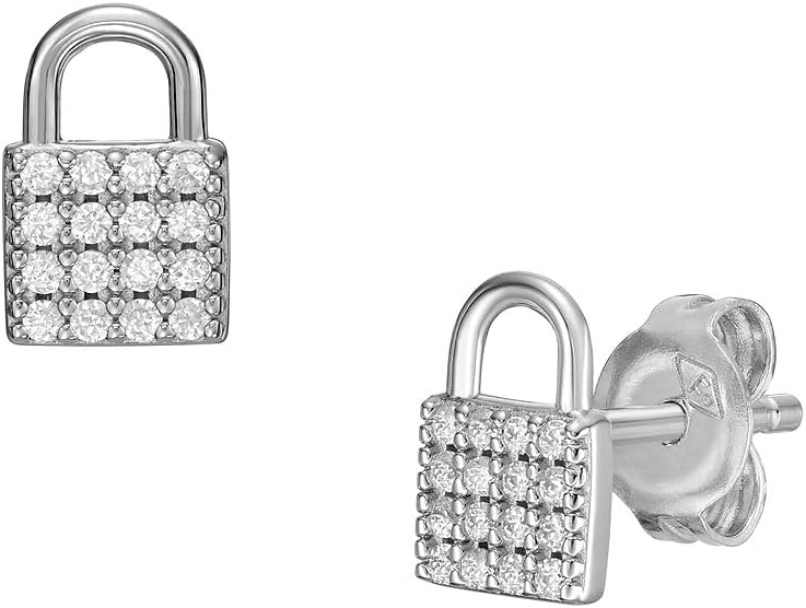 Thumbnail 1 de Fossil Boucles d’oreilles mosaïque en acier inoxydable pour femmes, finition poli-brillant