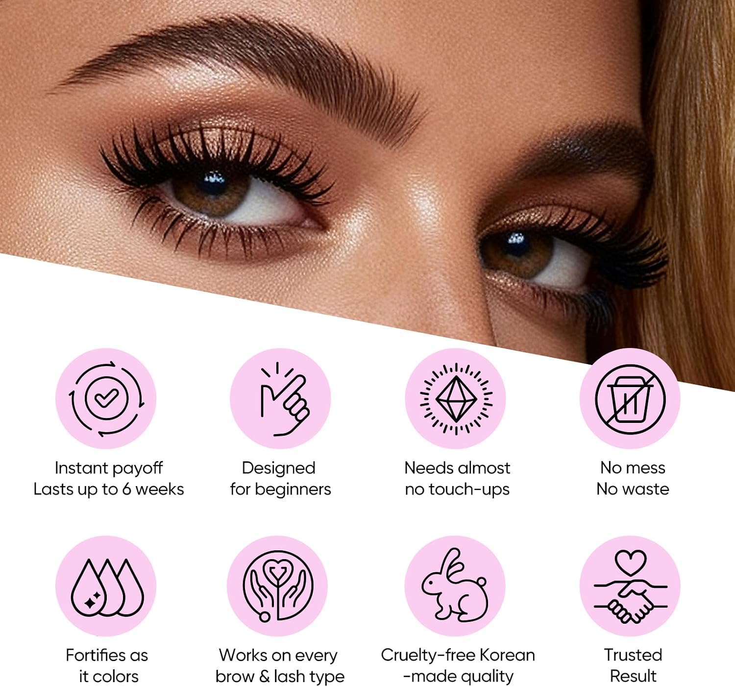 Thumbnail 2 de 2CHILL Eye Brow & Lash Colour Kit, Dark Brown Cream Tint