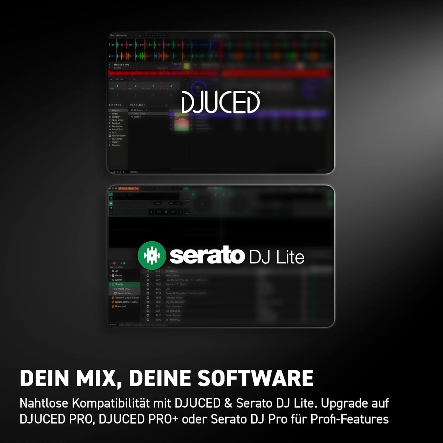 Thumbnail 6 de Hercules DJControl Inpulse 500 – 2-Deck DJ-USB-Controller für Serato DJ Lite und DJUCED