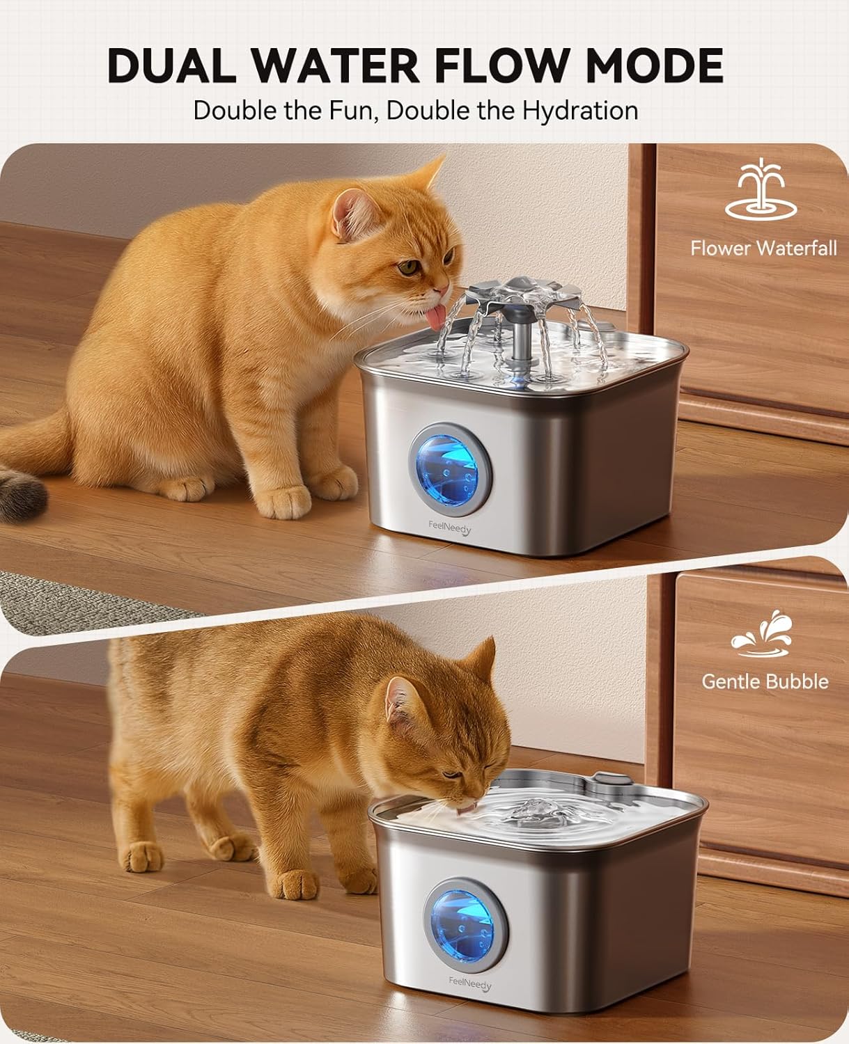 Thumbnail 5 de FEELNEEDY 2.8L cat water fountain