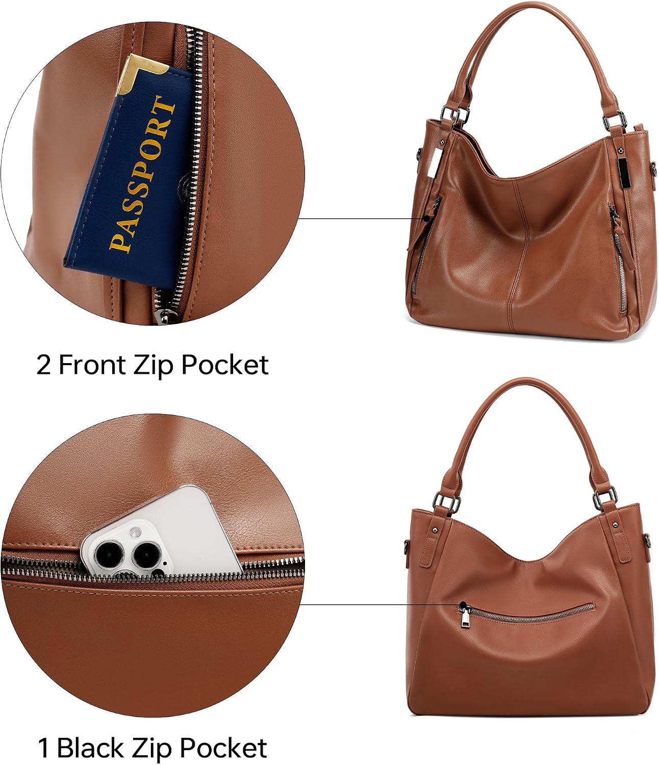 Detalle 1 de GEMIU Shoulder Tote Bag 16.5-Inch