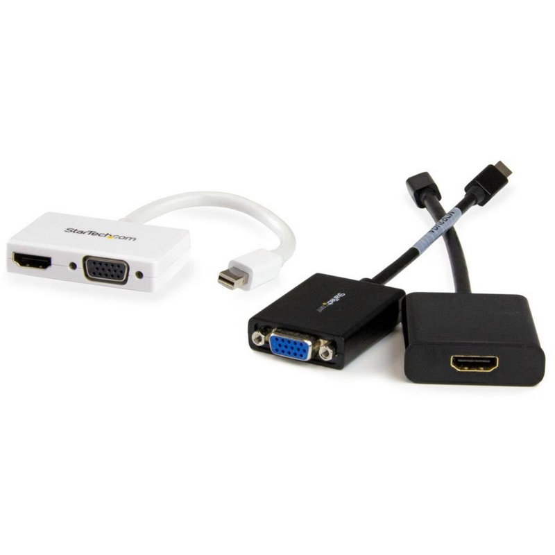 Detalle 2 de Startech Adaptador Mini DisplayPort a HDMI o VGA Blanco (MDP2HDVGA)