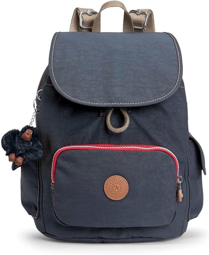 Detalle de Kipling City Pack S Mochila Pequeña 🌟 True Navy Combo