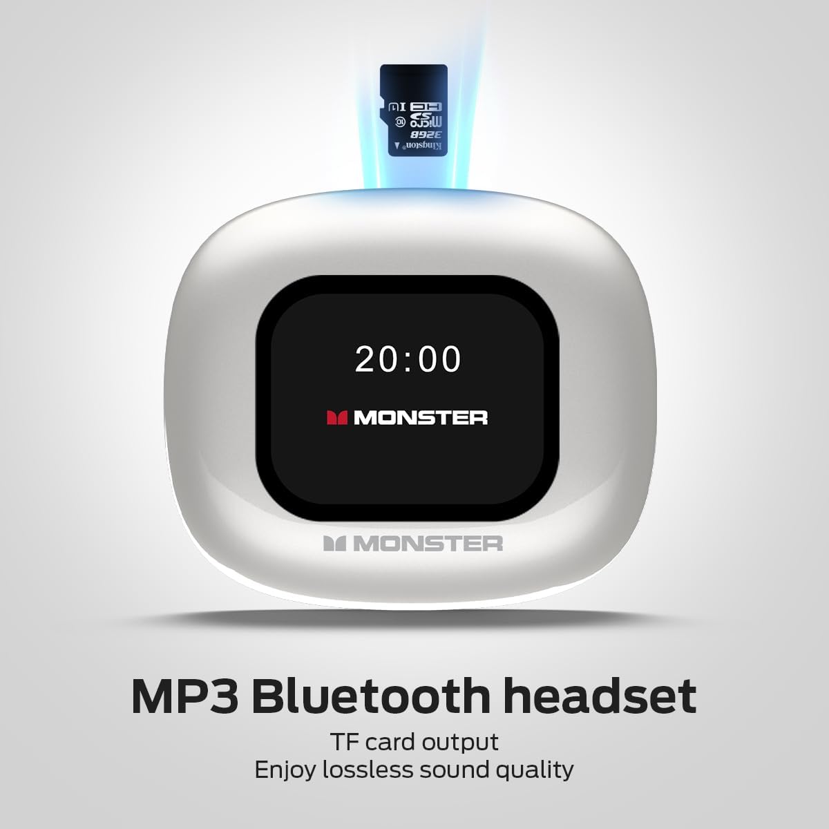 Detalle 2 de Oraolo E59 Open-Ear Bluetooth Earbuds with Touchscreen and TF Card Support