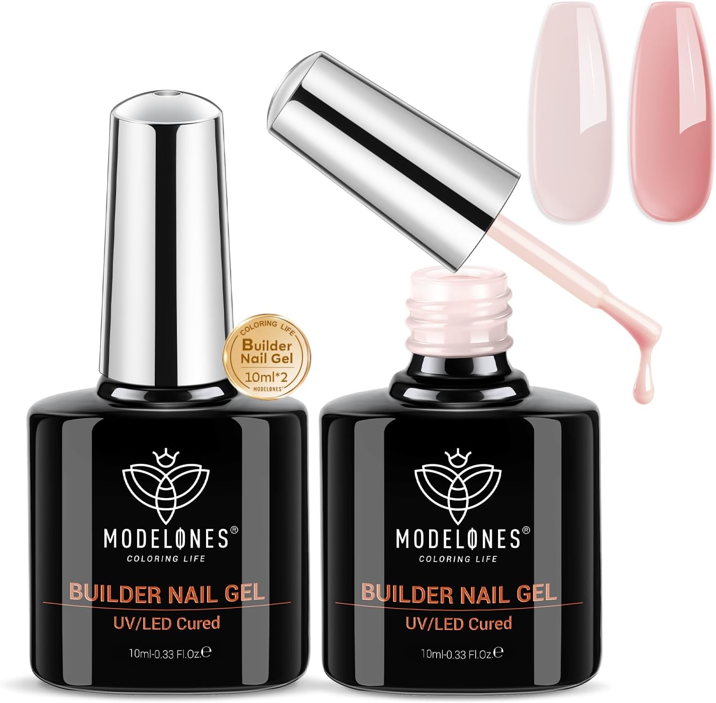 Detalle de modelones Gel Construction 20 ml 💅