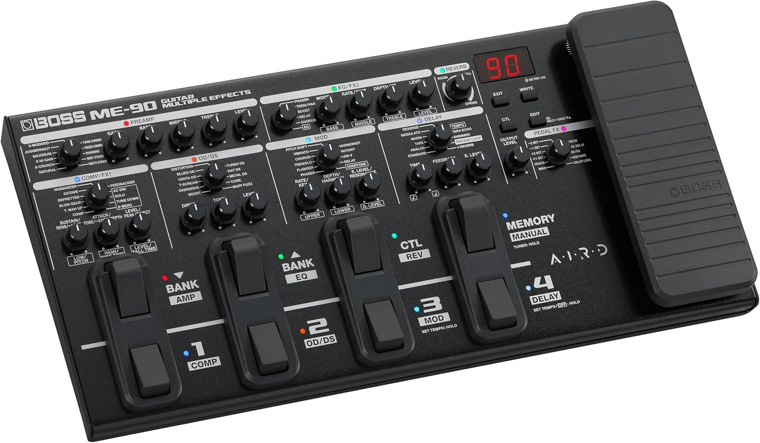 Thumbnail 6 de BOSS ME-90 Guitar Multi-Effects Processor with 11 AIRD Amps and 60 Effects