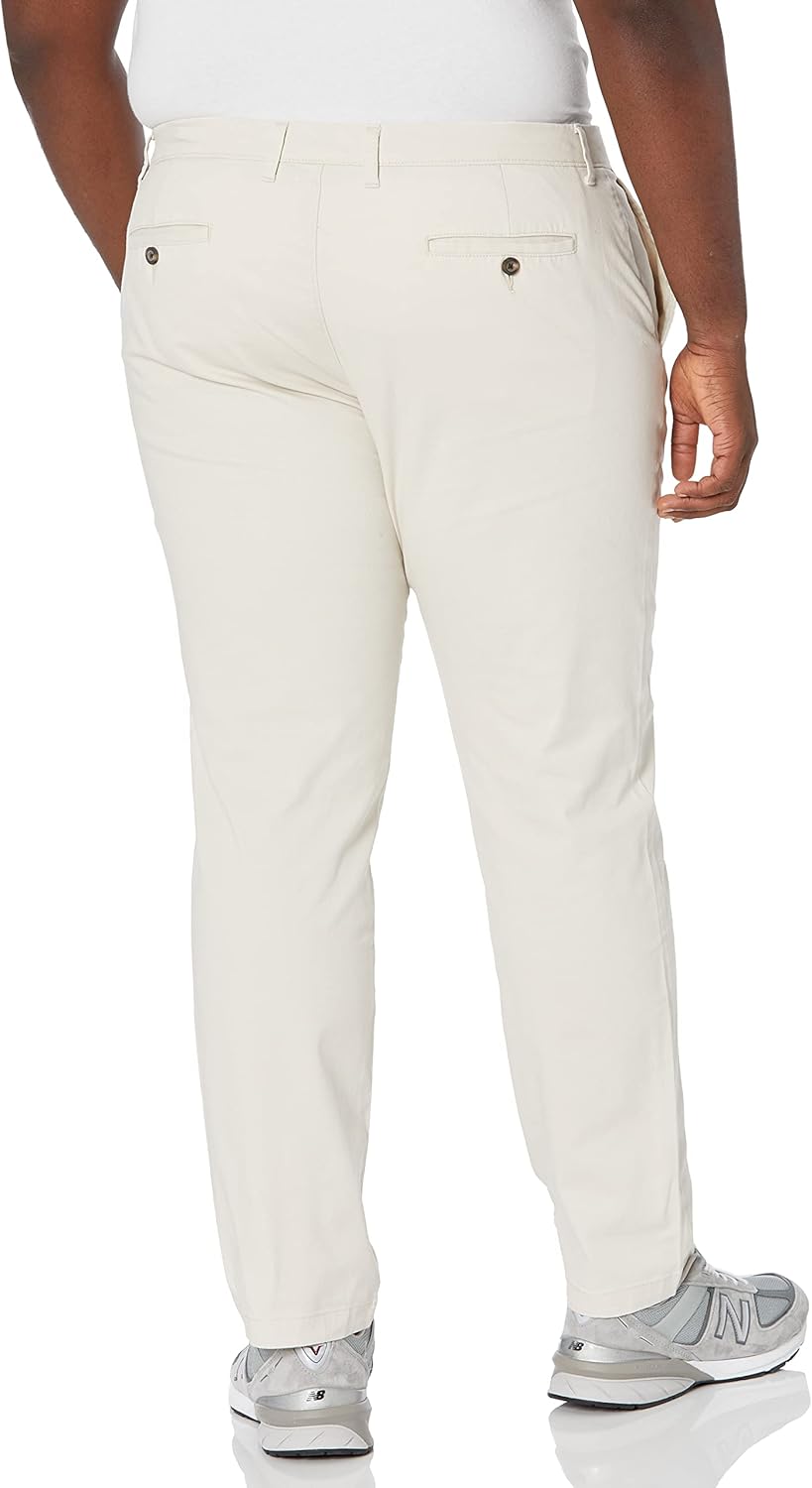 Thumbnail 1 de Amazon Essentials pantaloni chino elasticizzati casual skinny uomo, vestibilità aderente cachi