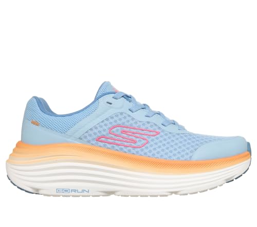 Thumbnail 7 de Skechers Donna Max Cushioning Endeavour Canova Trainers – Blue Synthetic/Orange Trim, 41 EU