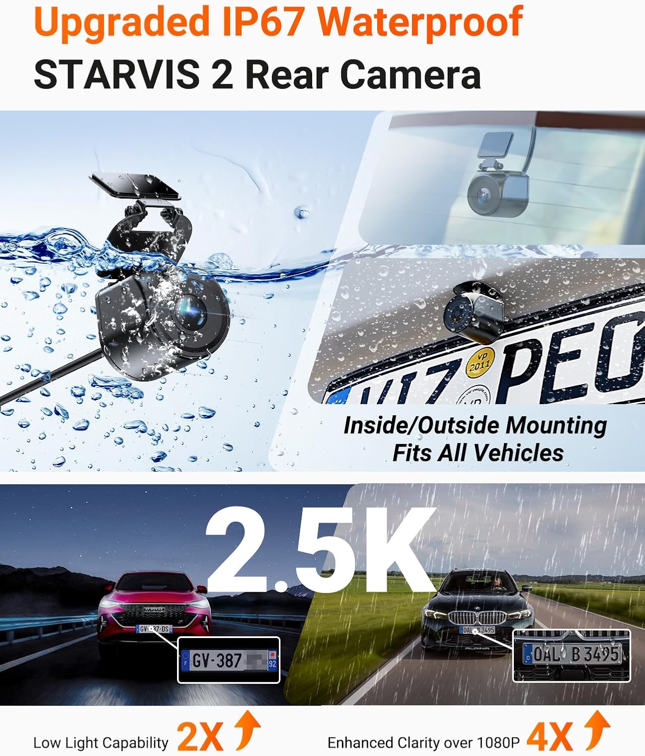 Thumbnail 6 de Vantrue N4 Pro S 4K 3-Channel Dash Cam: Front, Rear, and Inside with STARVIS 2 Night Vision
