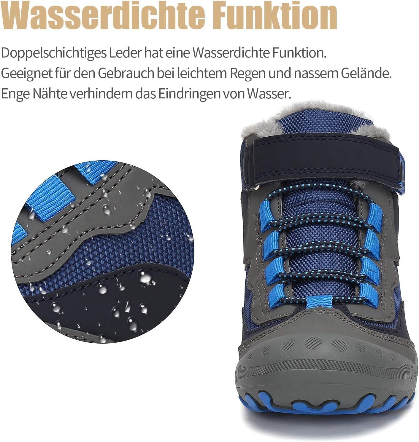Detalle de Mishansha Kinder Winterschuhe Gr.24-38