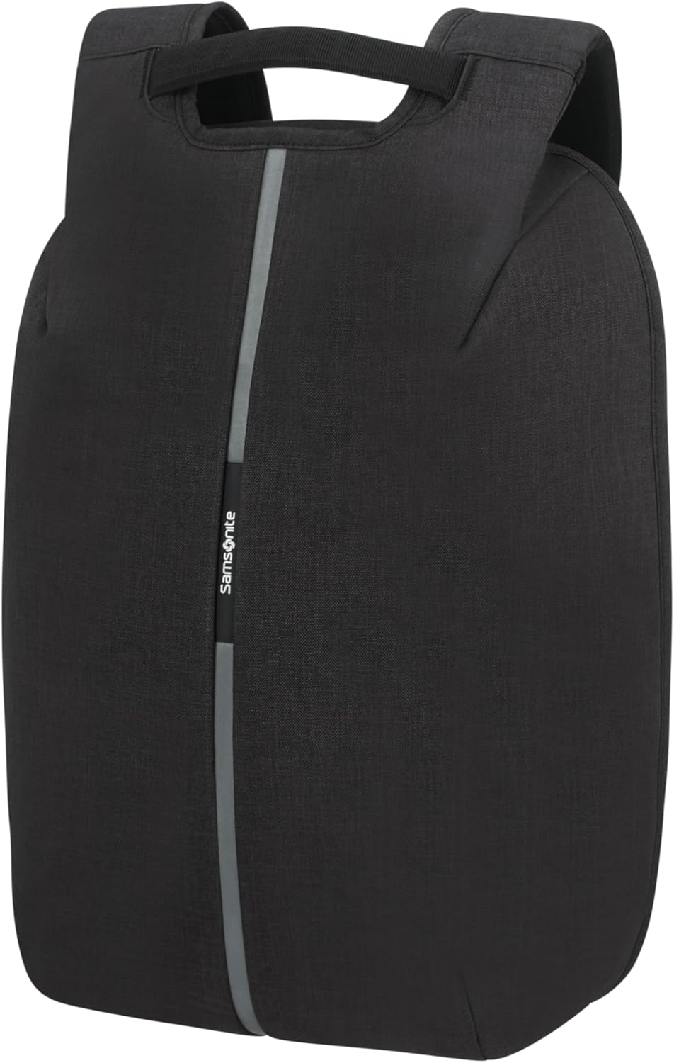 Detalle de Samsonite Securipak Laptoprucksack für 15,6 Zoll (44 cm) – 17 L, Schwarz (Black Steel)