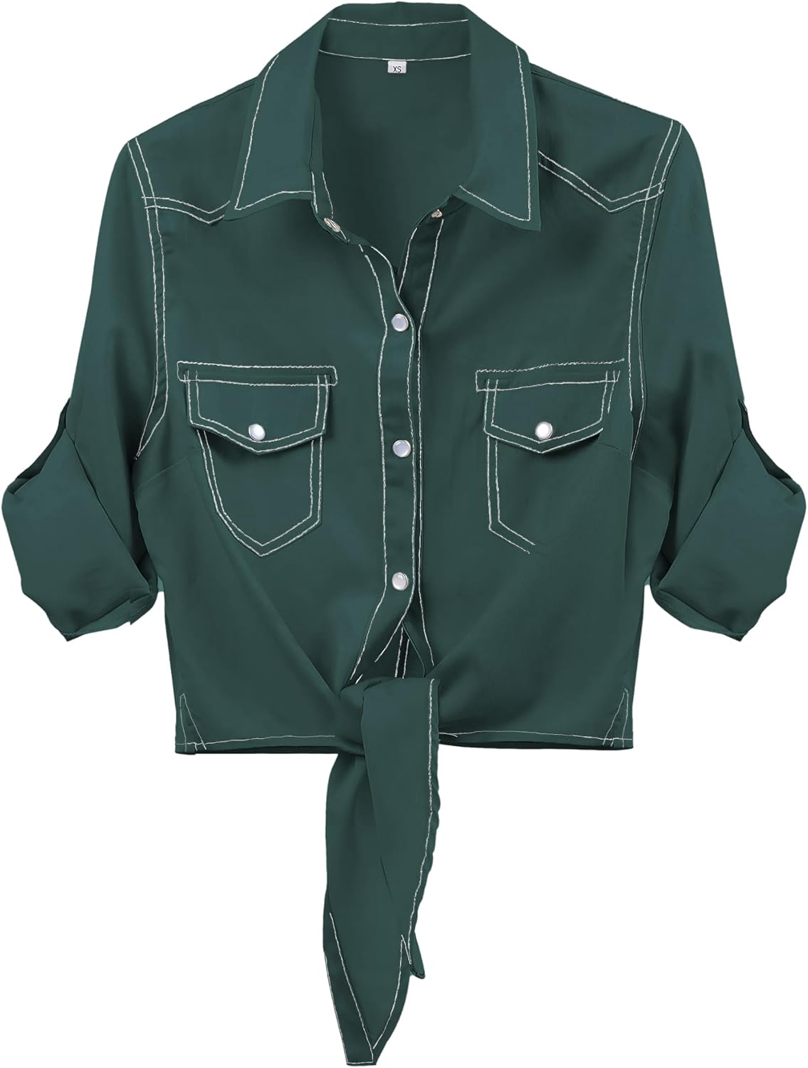 Thumbnail 6 de Omoone Women's Chambray Denim Shirt