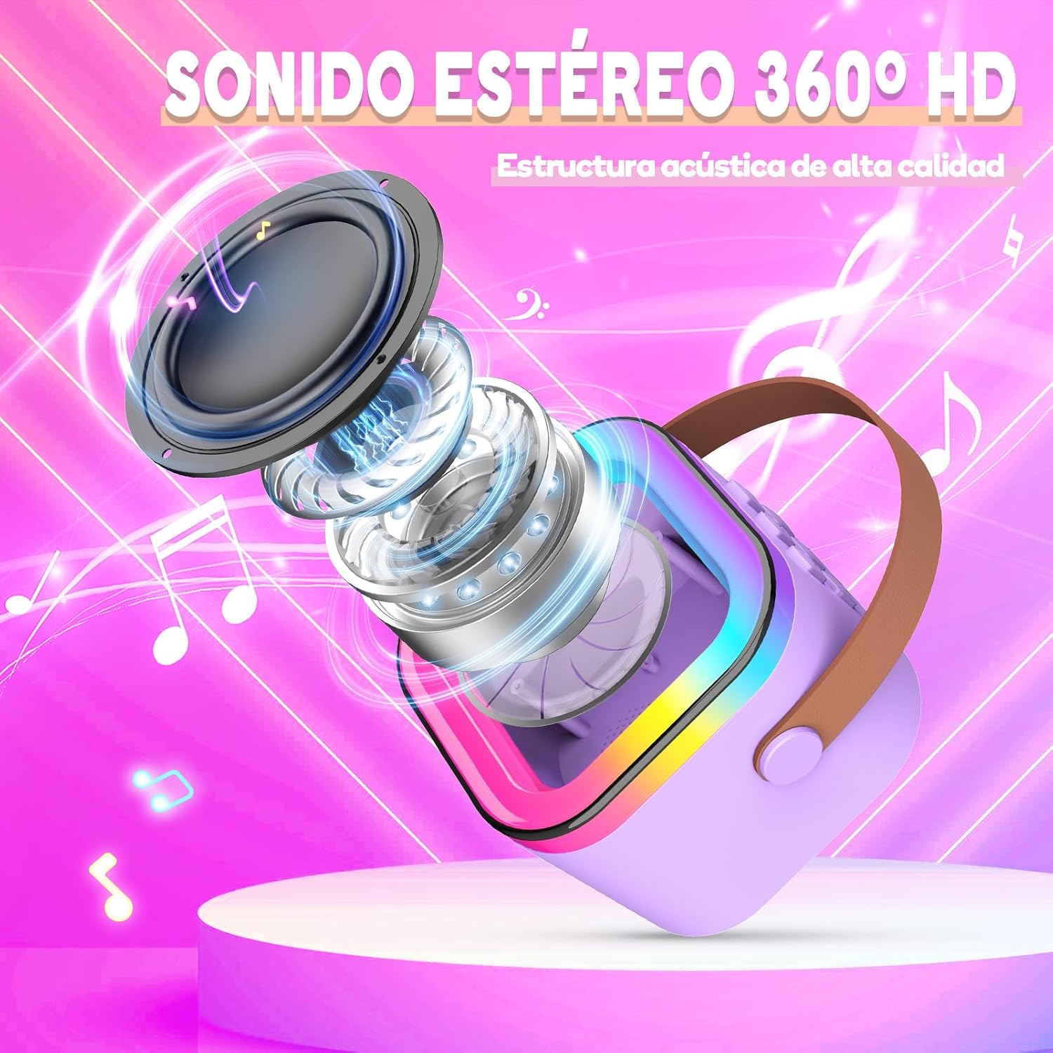 Detalle de Dislocati Microfono Karaoke Infantil 2 unidades