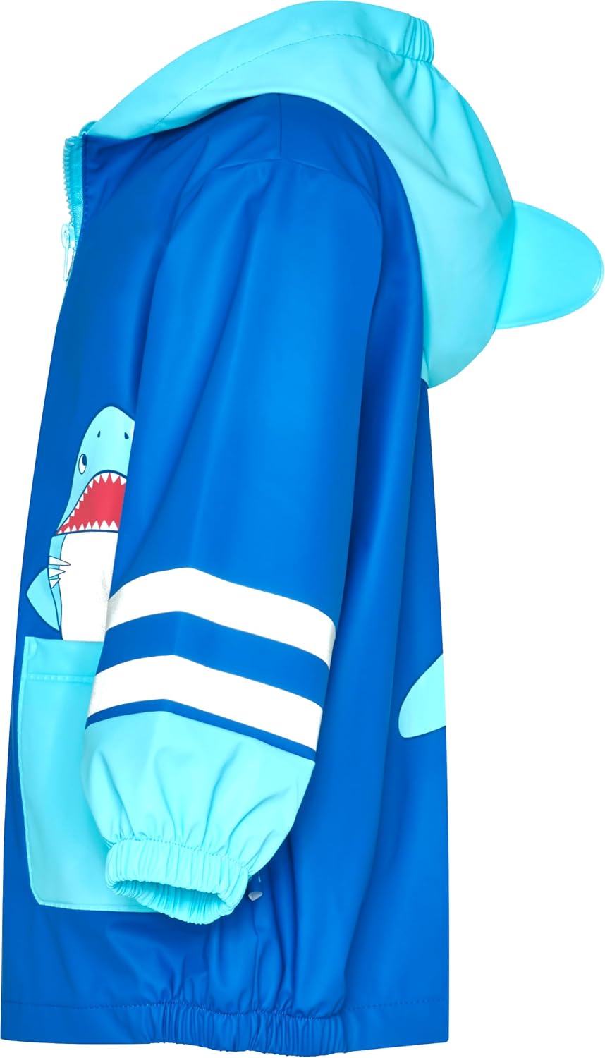 Detalle de Playshoes Unisex Kinder Regenjacke Outdoorjacke – zuverlässig bei jedem Wetter
