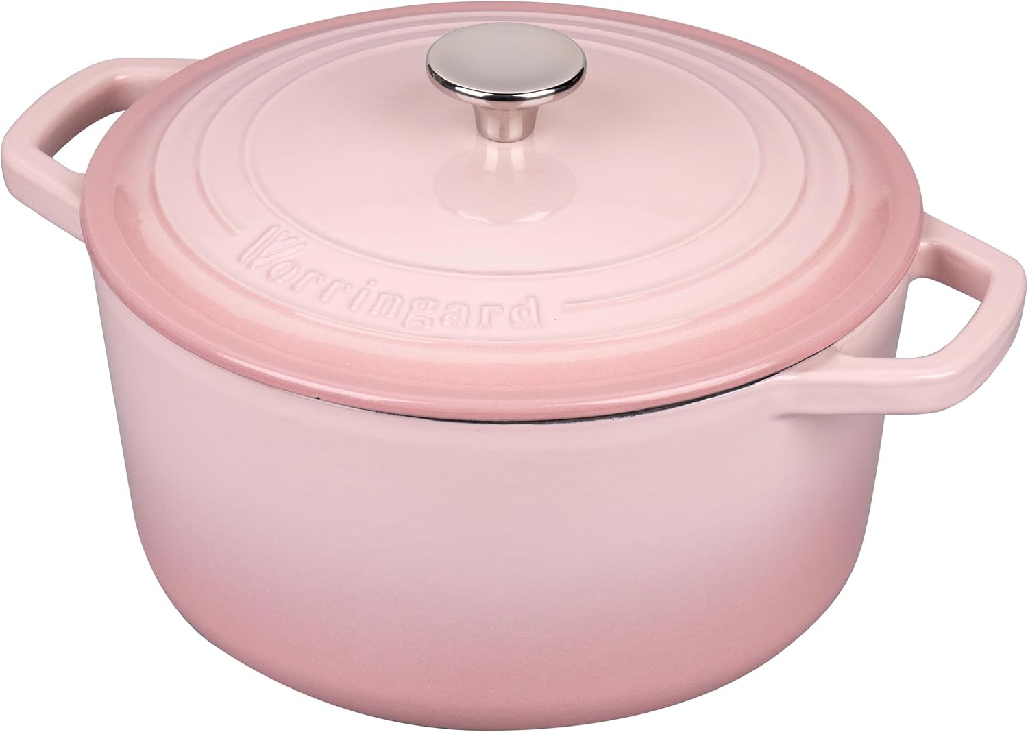 Thumbnail 6 de VORRINGARD 6QT Pink Enameled Cast Iron Dutch Oven with Lid (Bread Baking Supplies Set)
