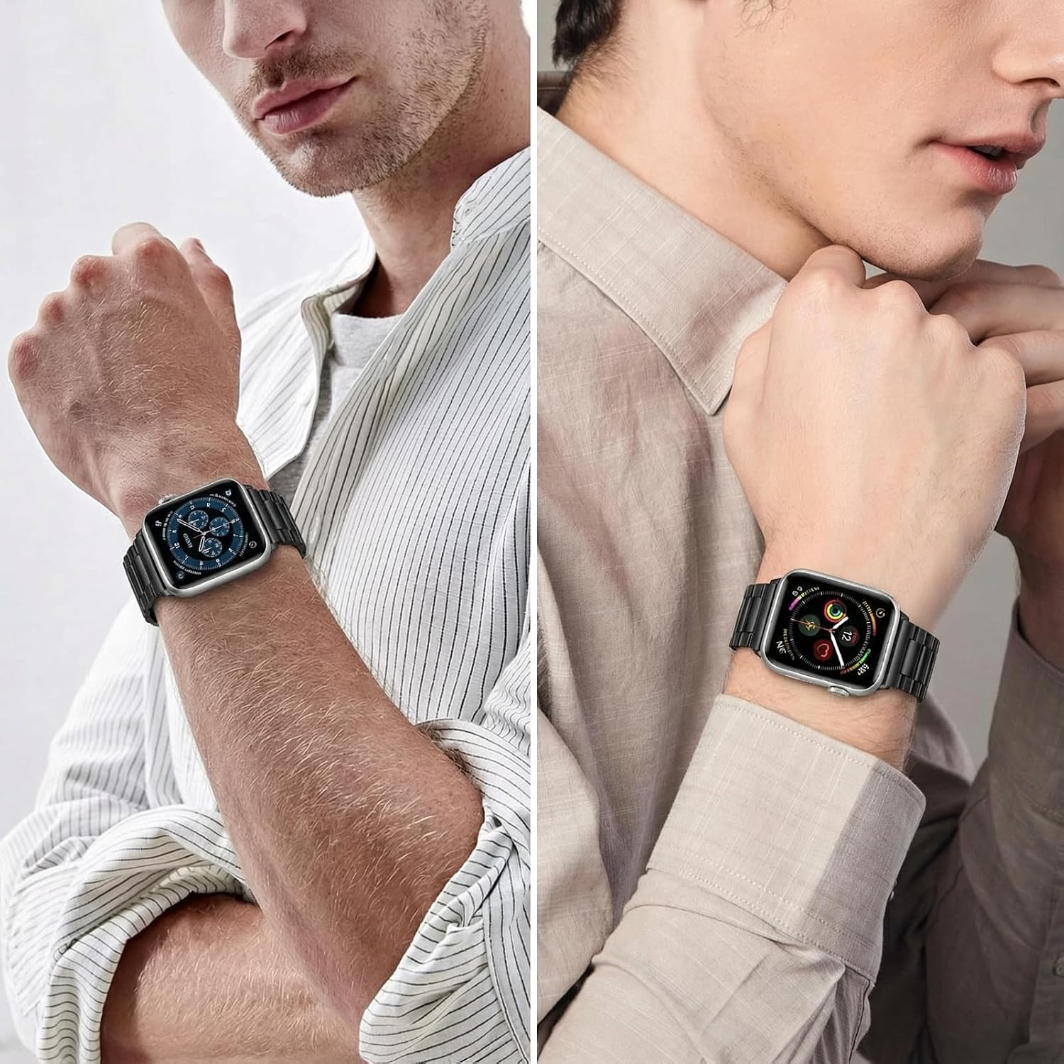 Thumbnail 5 de Hongxinzhan Edelstahl Armband Apple Watch 46mm