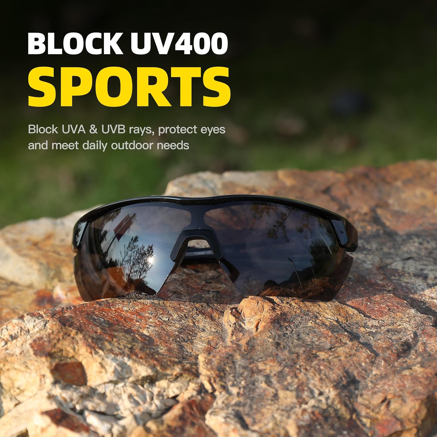 Thumbnail 4 de SINSPORT eyewear Kinder-Fahrradbrille mit UV400-Schutz (Sportbrille für Jungen & Mädchen)