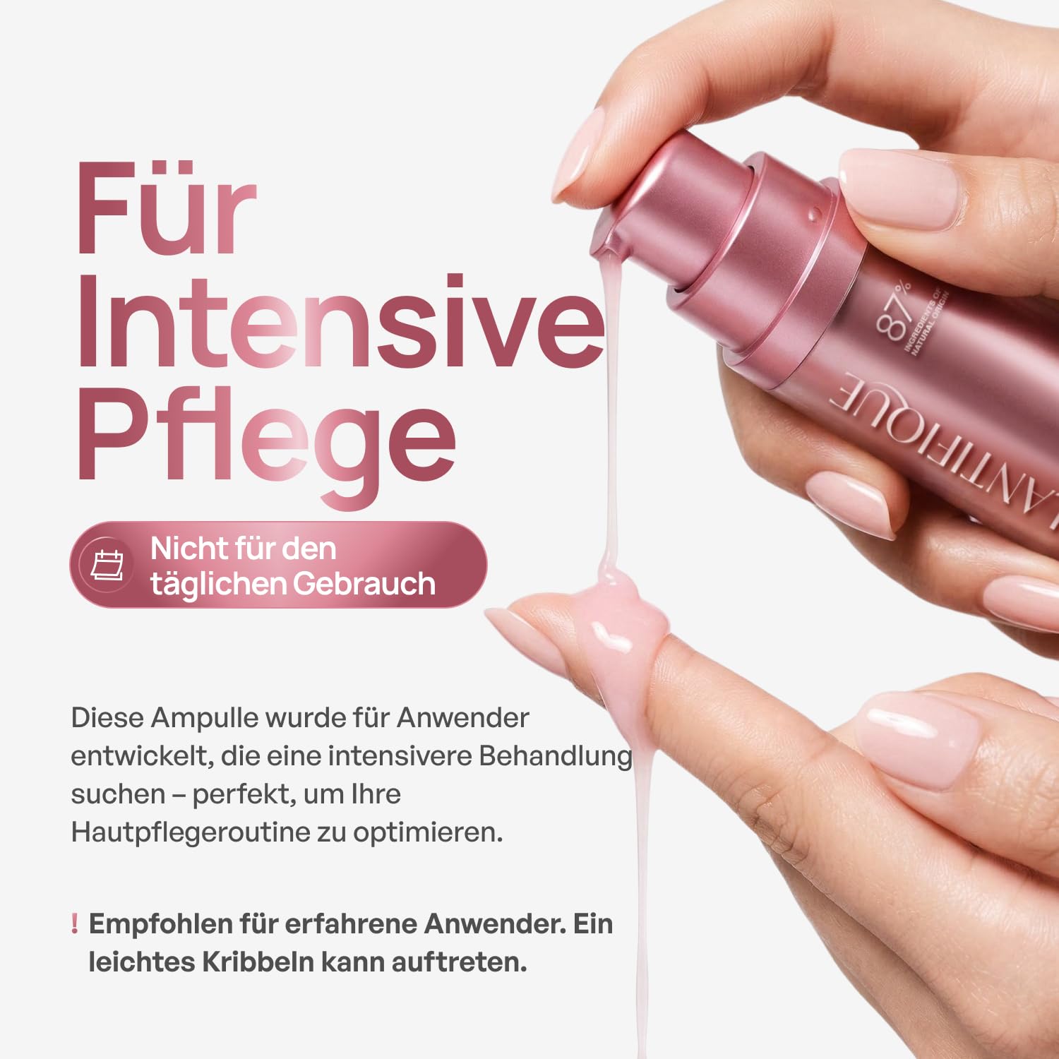 Detalle de PLANTIFIQUE PDRN Microneedling Serum Gesichts Exosome 1500 PPM – Feuchtigkeit & Hautbarriere-Reparatur