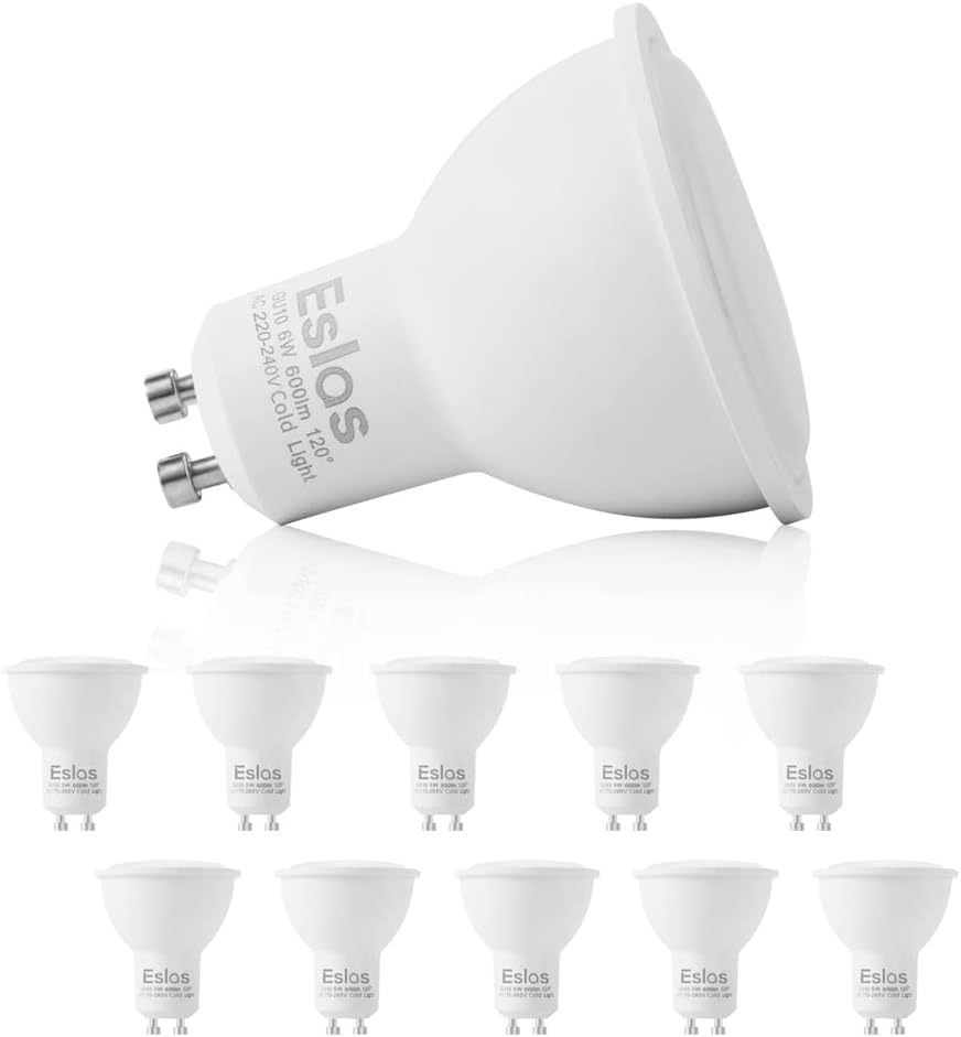 Detalle de Eslas GU10 LED Bulbs 6000K 6W