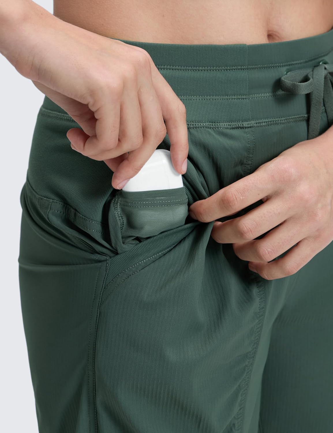Thumbnail 3 de CRZ YOGA pantaloni atletici da donna morbidi affusolati con coulisse e tasche, 72 cm