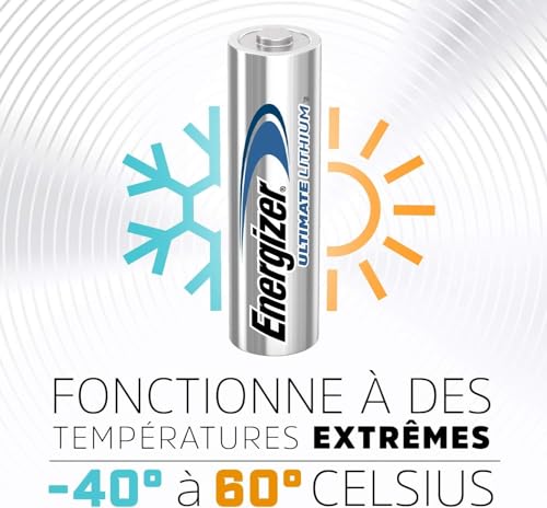 Detalle de Energizer Ultimate Lithium AA (Lot de 4) – la plus durable du monde