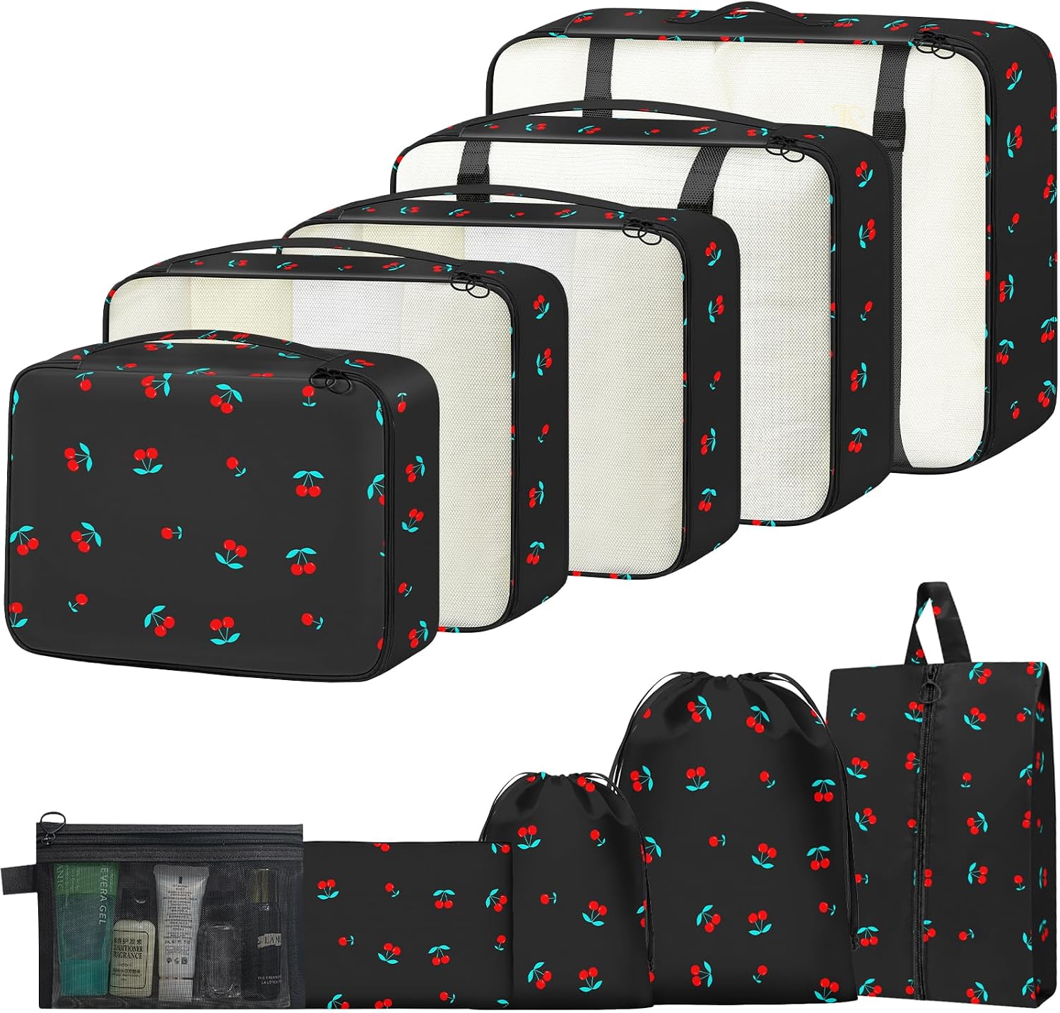 Thumbnail 6 de 9-piece Packing Cubes Travel Organiser for Luggage