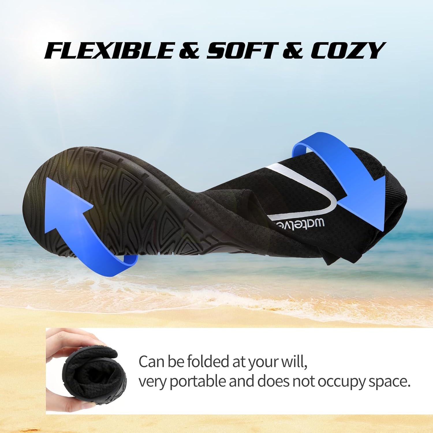 Thumbnail 3 de Swim Water Shoes Aqua Socks Barefoot for Sea Beach Swimming – Unisex